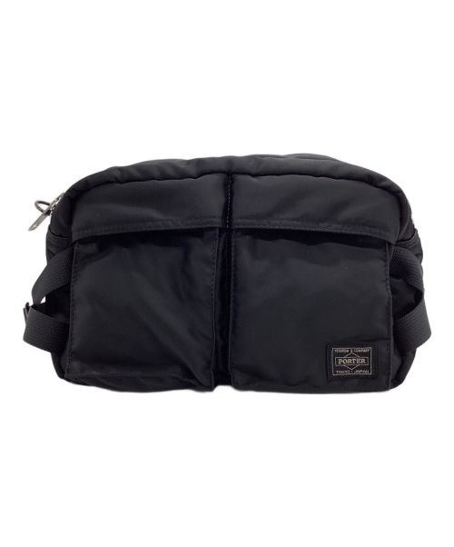 PORTER（ポーター）PORTER (ポーター) TANKER WAIST BAG(タンカー ウエストバッグ） ブラックの古着・服飾アイテム