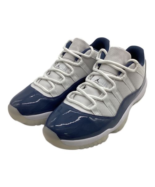 NIKE（ナイキ）NIKE (ナイキ) AIR JORDAN 11 RETRO LOW（エア ジョーダン 11 レトロ ロー） ホワイト×ブルー サイズ:28.5cmの古着・服飾アイテム