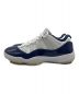 NIKE (ナイキ) AIR JORDAN 11 RETRO LOW（エア ジョーダン 11 レトロ ロー） ホワイト×ブルー サイズ:28.5cm：13000円