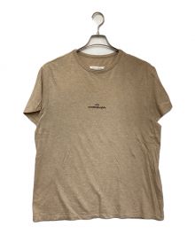 Maison Margiela（メゾンマルジェラ）の古着「ディストーテッド ロゴTシャツ」｜ベージュ