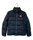 THE NORTHFACE PURPLELABELザ・ノースフェイス パープルレーベル）の古着「ウールチェックダウンジャケット」｜グリーン