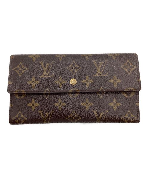 LOUIS VUITTON（ルイ ヴィトン）LOUIS VUITTON (ルイ ヴィトン) モノグラム ポトフォイユ・インターナショナル ブラウンの古着・服飾アイテム