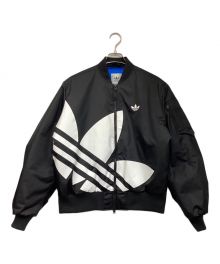 adidas（アディダス）の古着「CHILLAX PAD JKT（チラックス パッド ジャケット）」｜ブラック×ホワイト