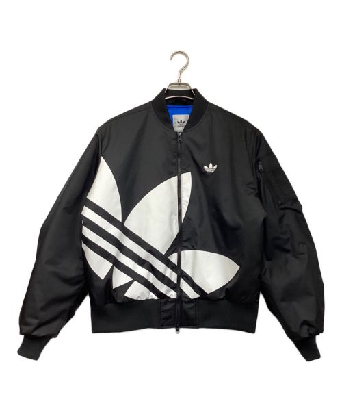 adidas（アディダス）adidas (アディダス) CHILLAX PAD JKT（チラックス パッド ジャケット） ブラック×ホワイト サイズ:ｓの古着・服飾アイテム