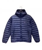 Patagoniaパタゴニア）の古着「Down Sweater Hoody（ダウン セーター フーディー）ダウンジャケット」｜ネイビー