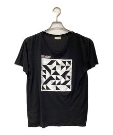 Saint Laurent Paris（サンローランパリ）の古着「プリントTシャツ」｜ブラック