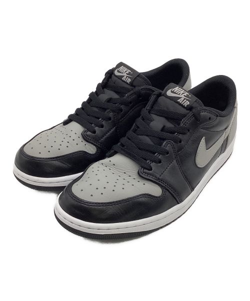 NIKE（ナイキ）NIKE (ナイキ) AIR JORDAN 1 RETRO LOW OG（エア ジョーダン 1 レトロ ロー オージー） ブラック×グレー サイズ:28cmの古着・服飾アイテム