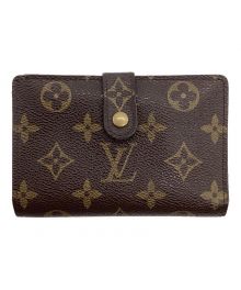 LOUIS VUITTON（ルイ ヴィトン）の古着「モノグラム  ポルトフォイユ・ヴィエノワ 旧型 がま口」｜ブラウン