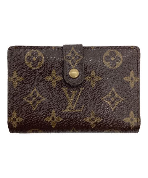 LOUIS VUITTON（ルイ ヴィトン）LOUIS VUITTON (ルイ ヴィトン) モノグラム  ポルトフォイユ・ヴィエノワ 旧型 がま口 ブラウンの古着・服飾アイテム