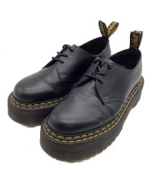 Dr.Martens（ドクターマーチン）の古着「1461 QUAD DOUBLE STITCHES（クアッド ダブル ステッチ）3ホールシューズ」｜ブラック