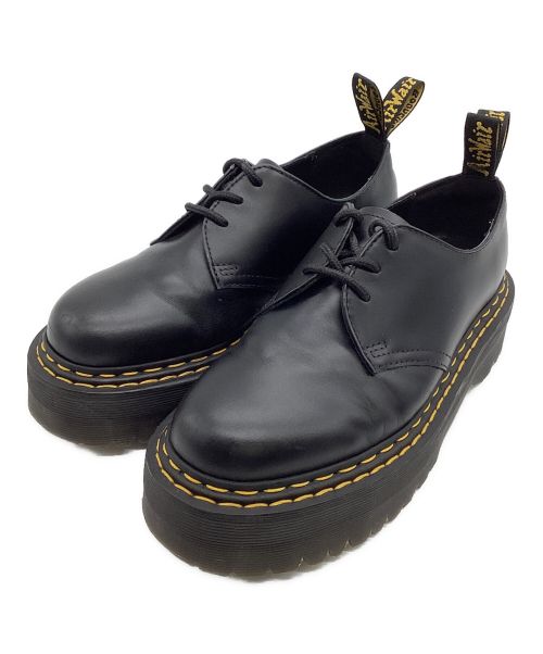 Dr.Martens（ドクターマーチン）Dr.Martens (ドクターマーチン) 1461 QUAD DOUBLE STITCHES（クアッド ダブル ステッチ）3ホールシューズ ブラック サイズ:EU39の古着・服飾アイテム