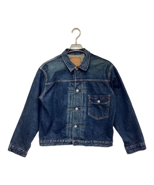 orSlow（オアスロウ）orSlow (オアスロウ) TYPE1 PLEATED FRONT DENIM BROUSE（タイプ 1 プリーテッド フロント デニム ブラウス） ブルー サイズ:Mの古着・服飾アイテム