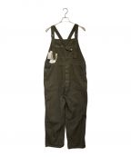 NIGEL CABOURNナイジェルケーボン）の古着「LYBRO DUNGAREE CO BR TW（リブロ ダンガリー コットン ブロークン ツイル）オーバーオール」｜グリーン