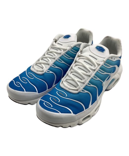 NIKE（ナイキ）NIKE (ナイキ) AIR MAX PLUS（エア マックス プラス） ブルー×ホワイト サイズ:28.5の古着・服飾アイテム