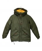 WOOLRICHウールリッチ）の古着「KATAHDIN 2L DOWN PARKA（カターディン ダブルレイヤー ジップアップ ダウンジャケット）」｜グリーン