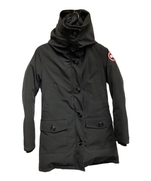 CANADA GOOSE（カナダグース）CANADA GOOSE (カナダグース) BRONTE PARKA（ブロンテ パーカ） ブラック サイズ:S/Pの古着・服飾アイテム