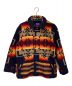 PENDLETON（ペンドルトン）の古着「ネイティブ柄ウールジャケット」｜オレンジ×ネイビー