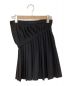 MM6 Maison Margiela (エムエムシックス メゾンマルジェラ) Asymmetric Pleated Miniskirt（アシンメトリック プリーテッド ミニスカート） ブラック サイズ:38：20000円