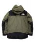 THE NORTH FACE (ザ ノース フェイス) マウンテンダウンジャケット グリーン×ブラック サイズ:S：30000円