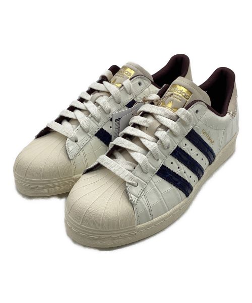 adidas（アディダス）adidas (アディダス) WALES BONNER (ウェールズボナー) WB SUPERSTAR（ウェールズ ボナー スーパースター） ホワイト×ブラック サイズ:28.5cmの古着・服飾アイテム