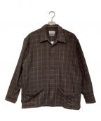 Marvine Pontiak Shirt Makersマーヴィンポンティアックシャツメイカーズ）の古着「Drizzler SH（ドリズラーシャツ）ジャケット」｜ブラウン