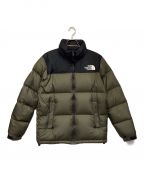 THE NORTH FACEザ ノース フェイス）の古着「ヌプシジャケット」｜グリーン×ブラック