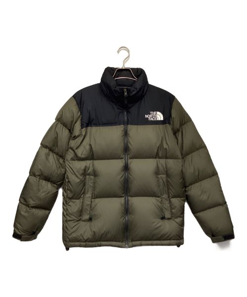 THE NORTH FACE（ザ ノース フェイス）THE NORTH FACE (ザ ノース フェイス) ヌプシジャケット グリーン×ブラック サイズ:XLの古着・服飾アイテム