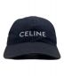 CELINE (セリーヌ) ベースボールキャップ／コットン ネイビー サイズ:S：20000円