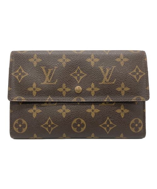 LOUIS VUITTON（ルイ ヴィトン）LOUIS VUITTON (ルイ ヴィトン) LOUIS VUITTON モノグラム ポシェット パスポール  ブラウンの古着・服飾アイテム