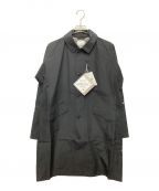 DAIWA PIER39ダイワ ピア39）の古着「ステンカラーコート」｜ブラック