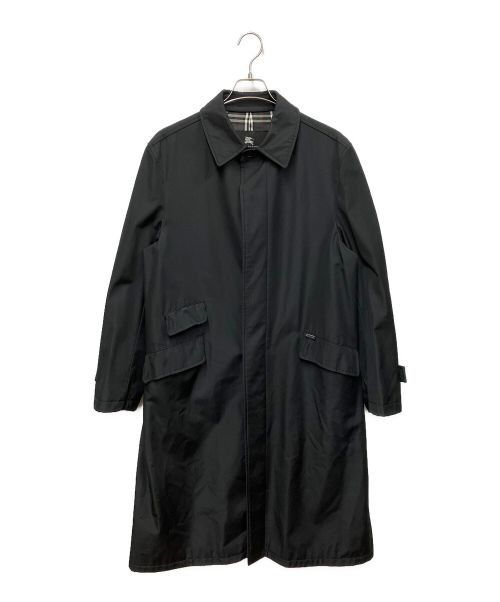 BURBERRY BLACK LABEL（バーバリーブラックレーベル）BURBERRY BLACK LABEL (バーバリーブラックレーベル) ロングコート ブラック サイズ:Lの古着・服飾アイテム