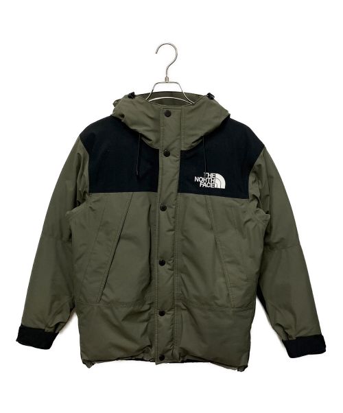 THE NORTH FACE（ザ ノース フェイス）THE NORTH FACE (ザ ノース フェイス) ダウンジャケット ブラック×グリーン サイズ:Sの古着・服飾アイテム