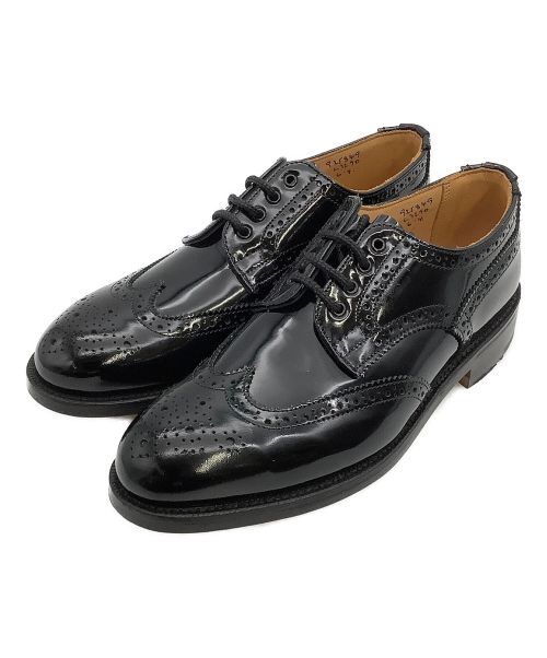 Tricker's（トリッカーズ）Tricker's (トリッカーズ) アンパテントエナメルシューズ ブラック サイズ:6の古着・服飾アイテム