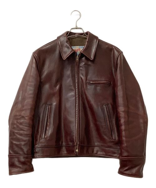 Aero LEATHER（エアロレザー）Aero LEATHER (エアロレザー) レザージャケット ブラウン サイズ:38の古着・服飾アイテム