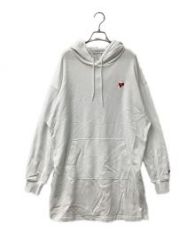 New Era×eimy istoire（ニューエラ×エイミーイストワール）の古着「Sweat Pullover Hoodie one-piece」｜ホワイト