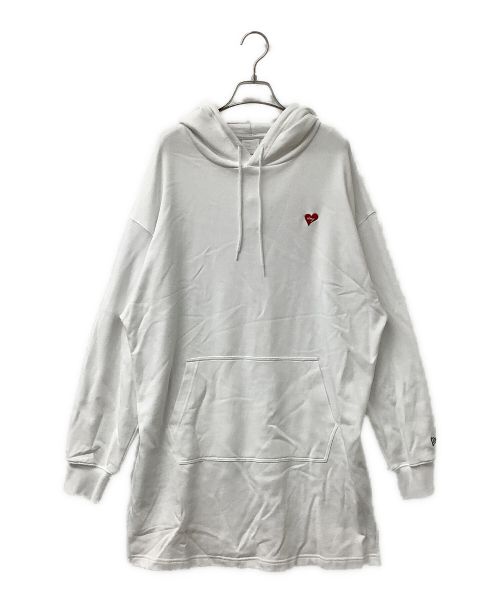 New Era（ニューエラ）New Era (ニューエラ) eimy istoire (エイミーイストワール) Sweat Pullover Hoodie one-piece ホワイト サイズ:OSFMの古着・服飾アイテム