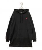 New Era×eimy istoireニューエラ×エイミーイストワール）の古着「Sweat Pullover Hoodie one-piece」｜ブラック