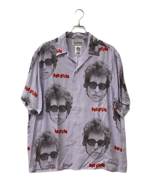 WACKO MARIA（ワコマリア）WACKO MARIA (ワコマリア) Bob dylan (ボブ・ディラン) アロハシャツ パープル サイズ:XLの古着・服飾アイテム