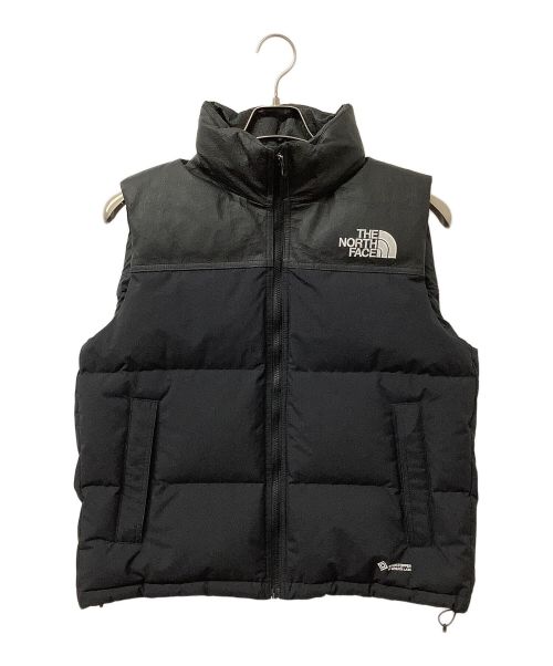 THE NORTH FACE（ザ ノース フェイス）THE NORTH FACE (ザ ノース フェイス) GTX LEATHER NUPTSE VEST ブラック サイズ:Sの古着・服飾アイテム