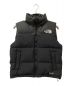 THE NORTH FACE（ザ ノース フェイス）の古着「GTX LEATHER NUPTSE VEST」｜ブラック