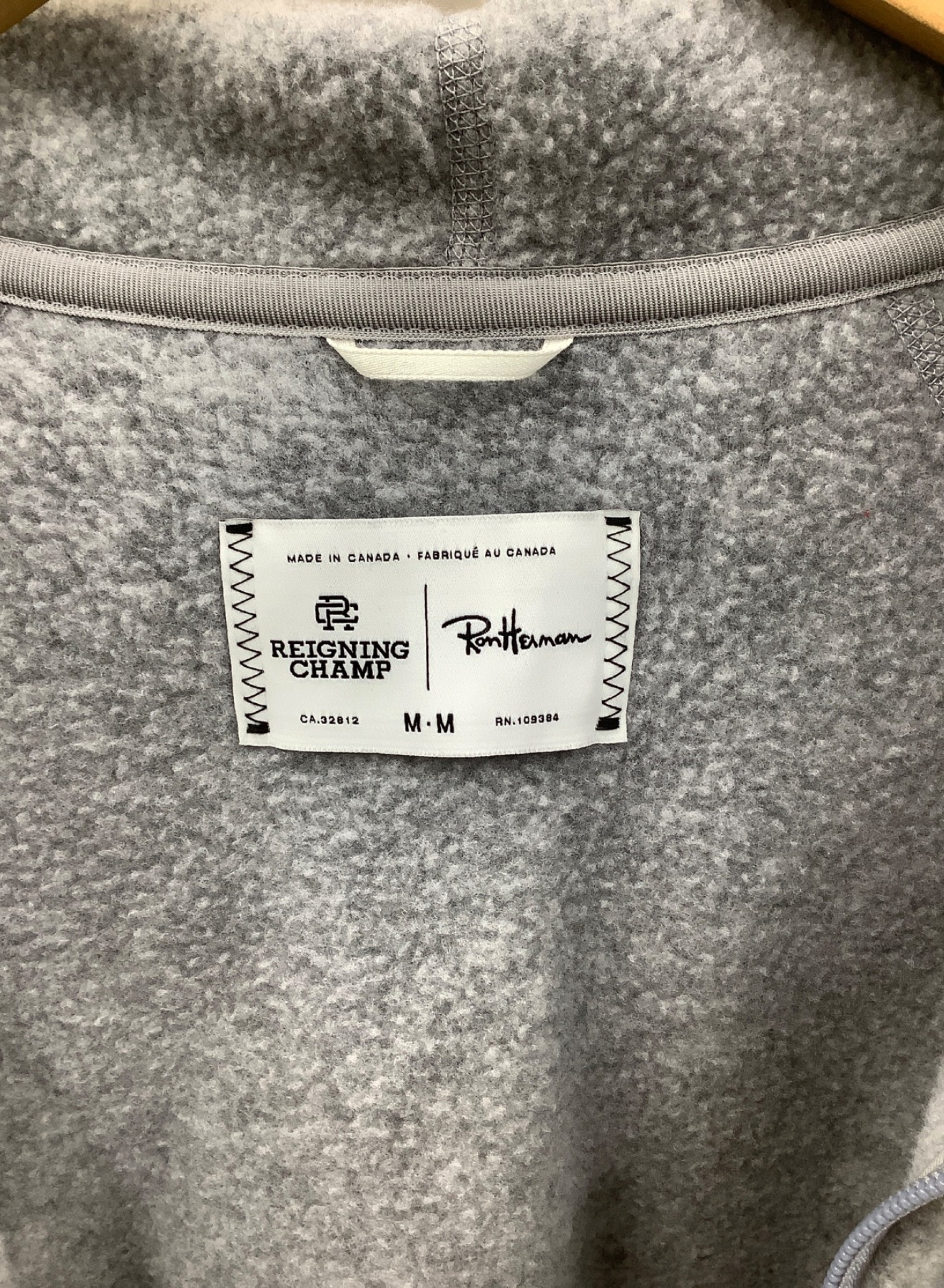 Reigning champ×RHC 別注 パーカー グレー サイズL《極美品》 - パーカー