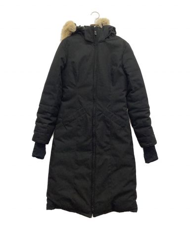 【中古・古着通販】CANADA GOOSE (カナダグース) ロングダウンジャケット ブラック サイズ:XS｜ブランド・古着通販  トレファク公式【TREFAC FASHION】スマホサイト