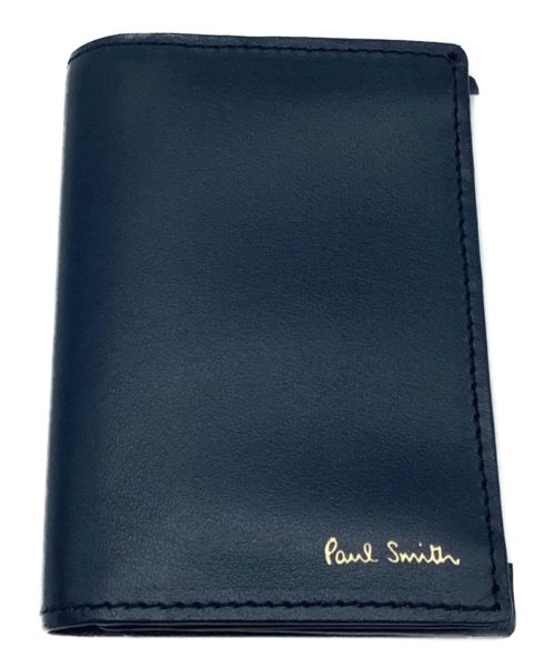 PAUL SMITH（ポールスミス）Paul Smith (ポールスミス) カードケース ネイビー 未使用品の古着・服飾アイテム