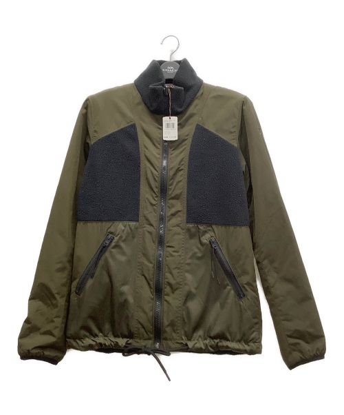 COACH（コーチ）COACH (コーチ) POLAR FLEECE JACKET オリーブ サイズ:XSの古着・服飾アイテム