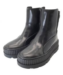 Fenty PUMA by Rihanna（フェンティ プーマ バイ リアーナ）の古着「Chelsea Sneaker Boot」｜ブラック