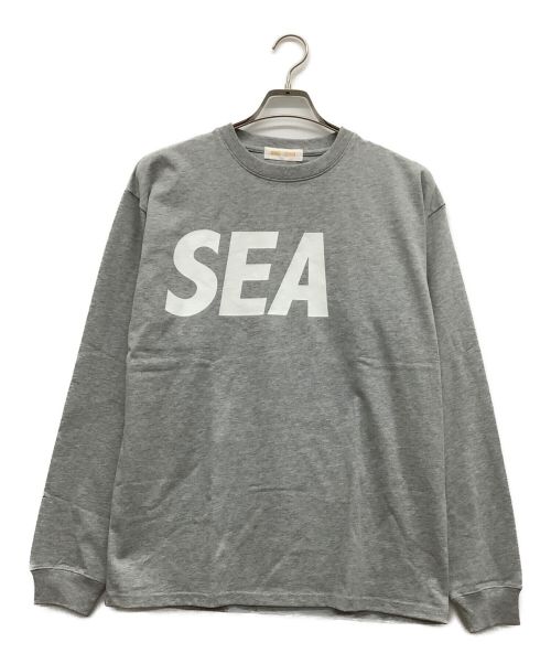 WIND AND SEA（ウィンド アンド シー）WIND AND SEA (ウィンダンシー) ロングスリーブカットソー グレー サイズ:M 未使用品の古着・服飾アイテム