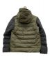 MONCLER (モンクレール) ガムブルーダウンジャケット オリーブ×ネイビー：62800円