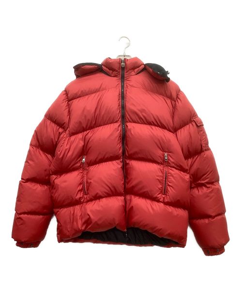 MONCLER（モンクレール）MONCLER (モンクレール) ダウンジャケット レッド サイズ:7の古着・服飾アイテム