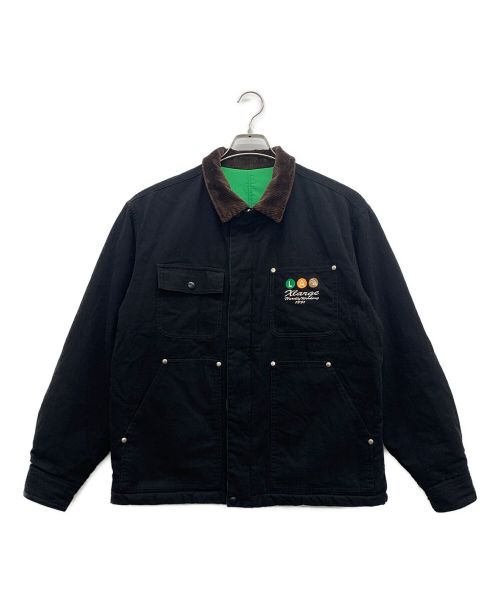 X-LARGE（エクストララージ）X-LARGE (エクストララージ) REVERSIBLE WORK JACKET(リバーシブルワークジャケット) ブラック×グリーン サイズ:Mの古着・服飾アイテム