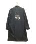 Y-3 (ワイスリー) バックロゴプリント ロングボタンシャツ ブラック サイズ:L：14800円